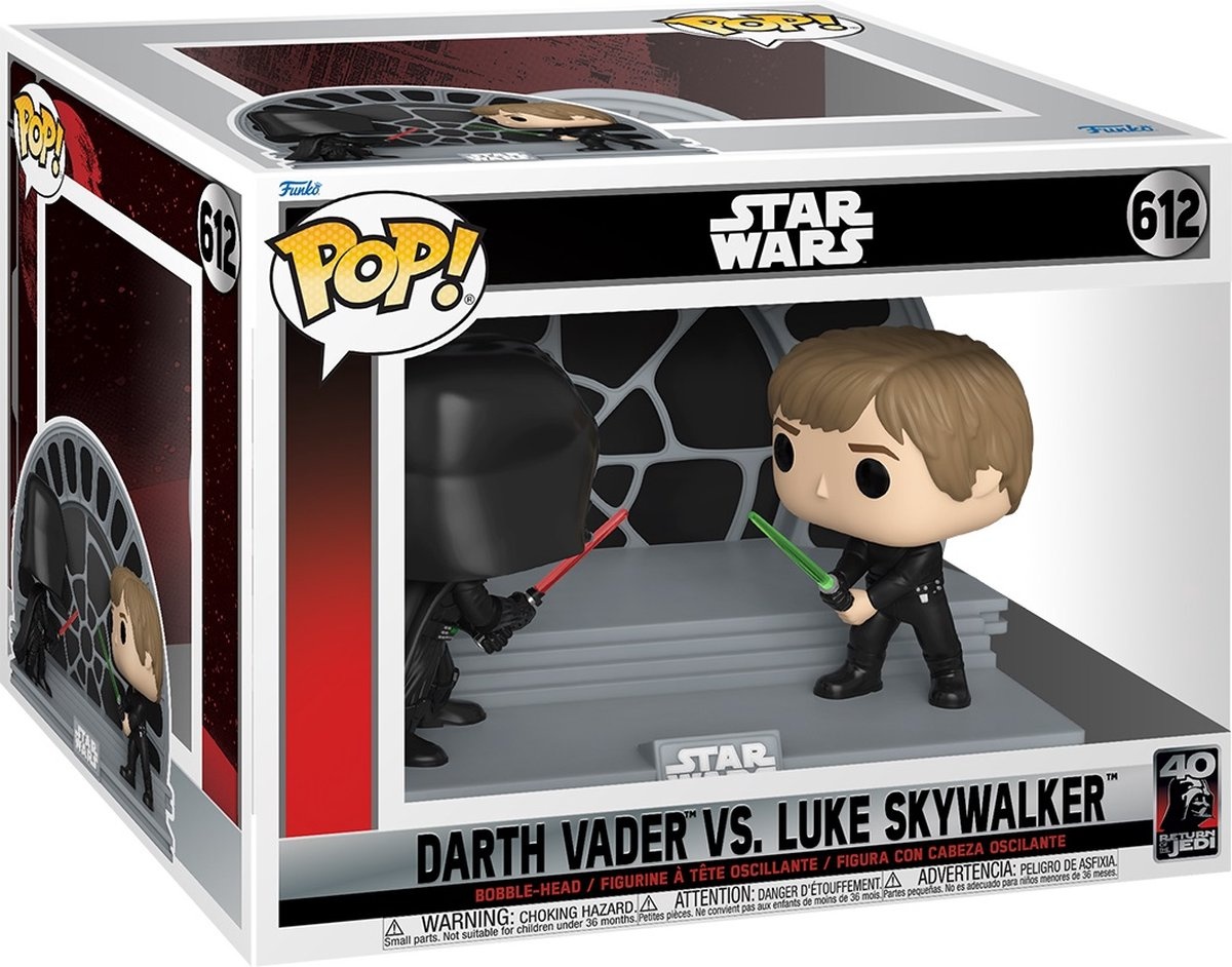 Pop Moment: Star Wars - Darth Vader VS. Luke Skywalker Funko Pop #612