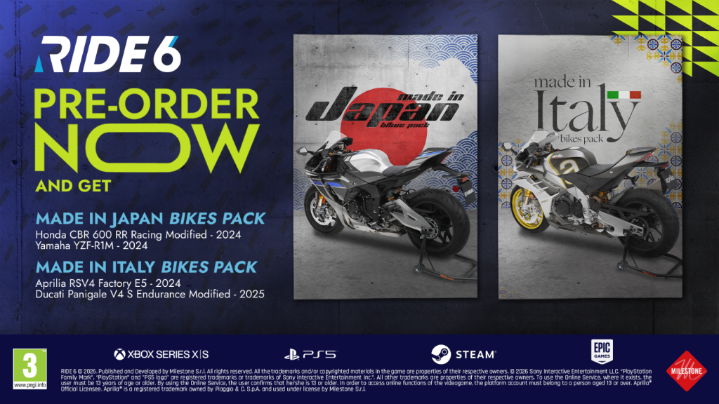 RIDE 6 - Day One Edition + Pre-Order Bonus - Xbox Series X