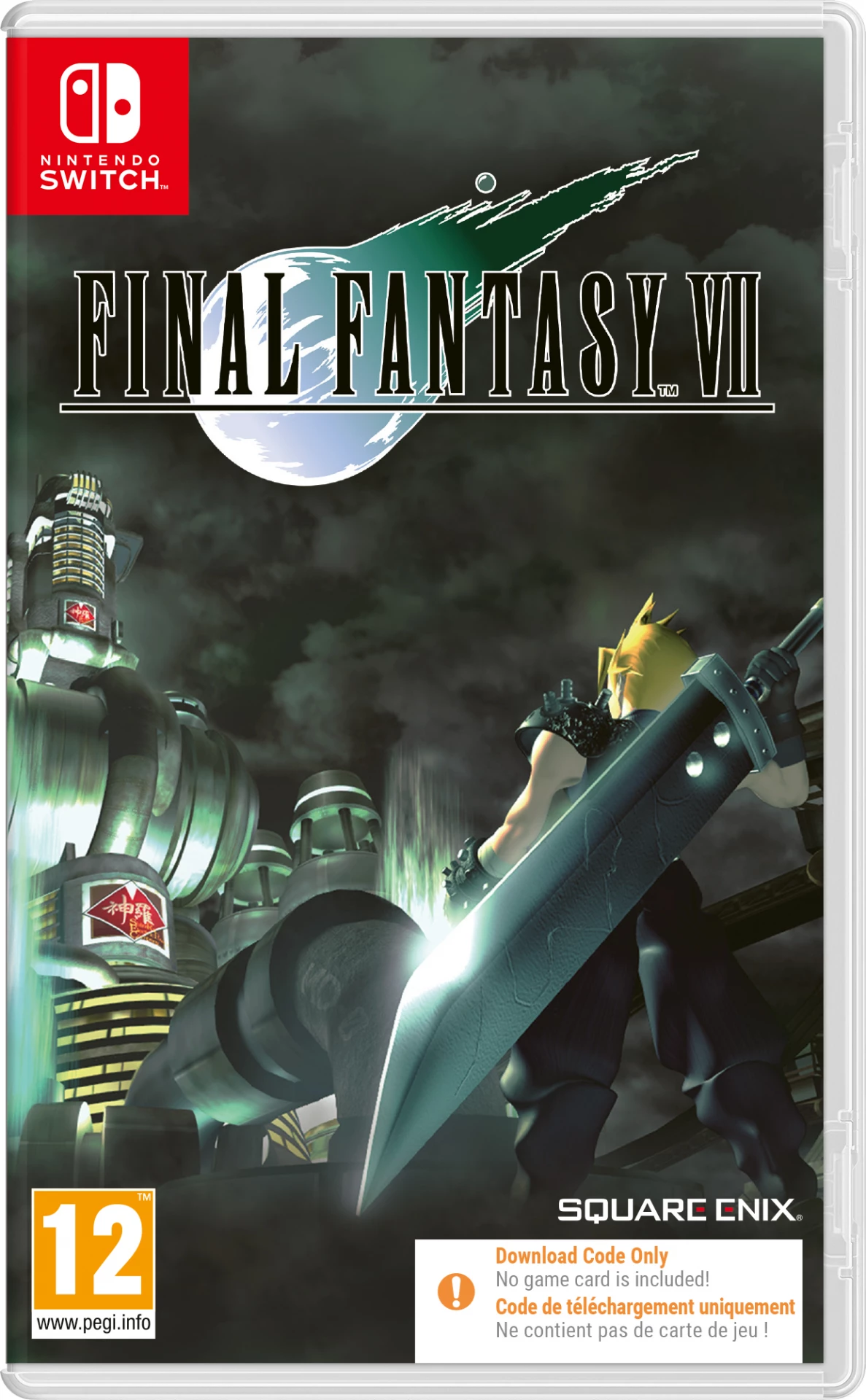 Final Fantasy VII (Code in a Box) - Nintendo Switch