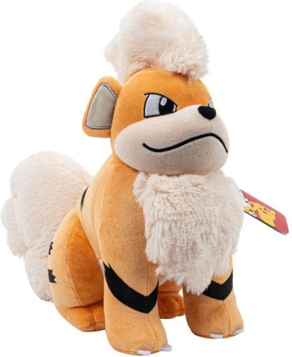 Pokémon Growlithe Pluche Knuffel (30 cm)