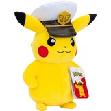 Pokémon Captain Pikachu Plüschfigur (20 cm)