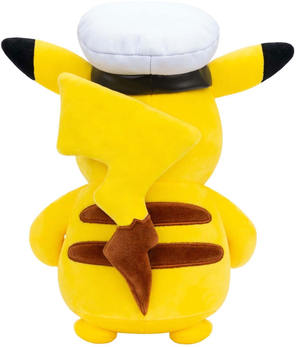 Pokémon Captain Pikachu Plüschfigur (20 cm)