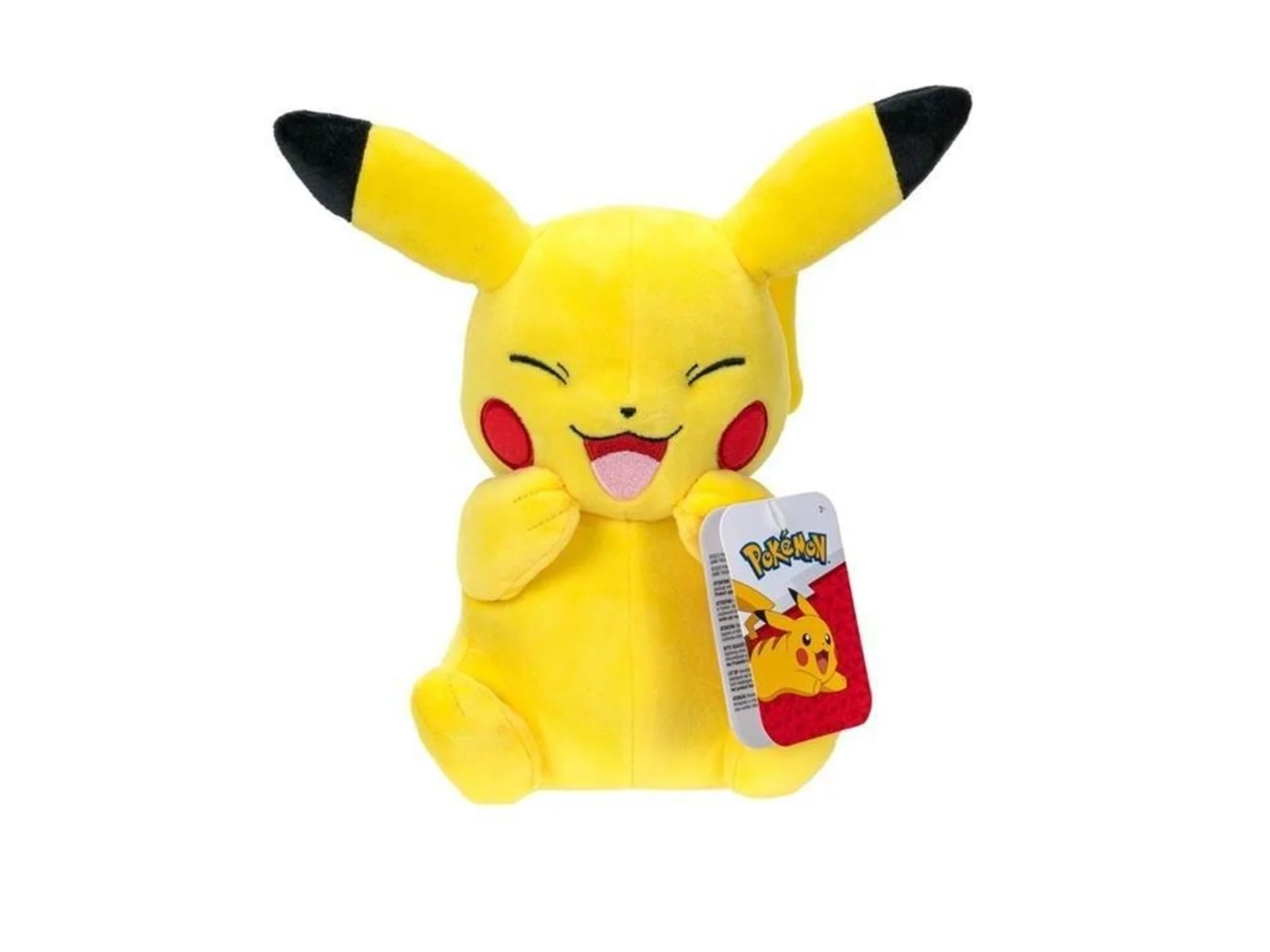 Pokémon Aufgeregter Pikachu Plüsch (20 cm)