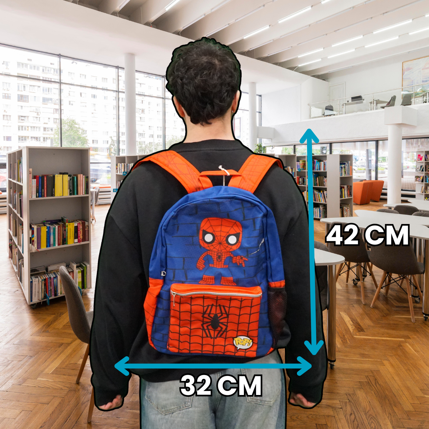 Funko POP! Marvel – Spider-Man - Loungefly Rugzak - 42×32×14 cm – Inhoud: 19L