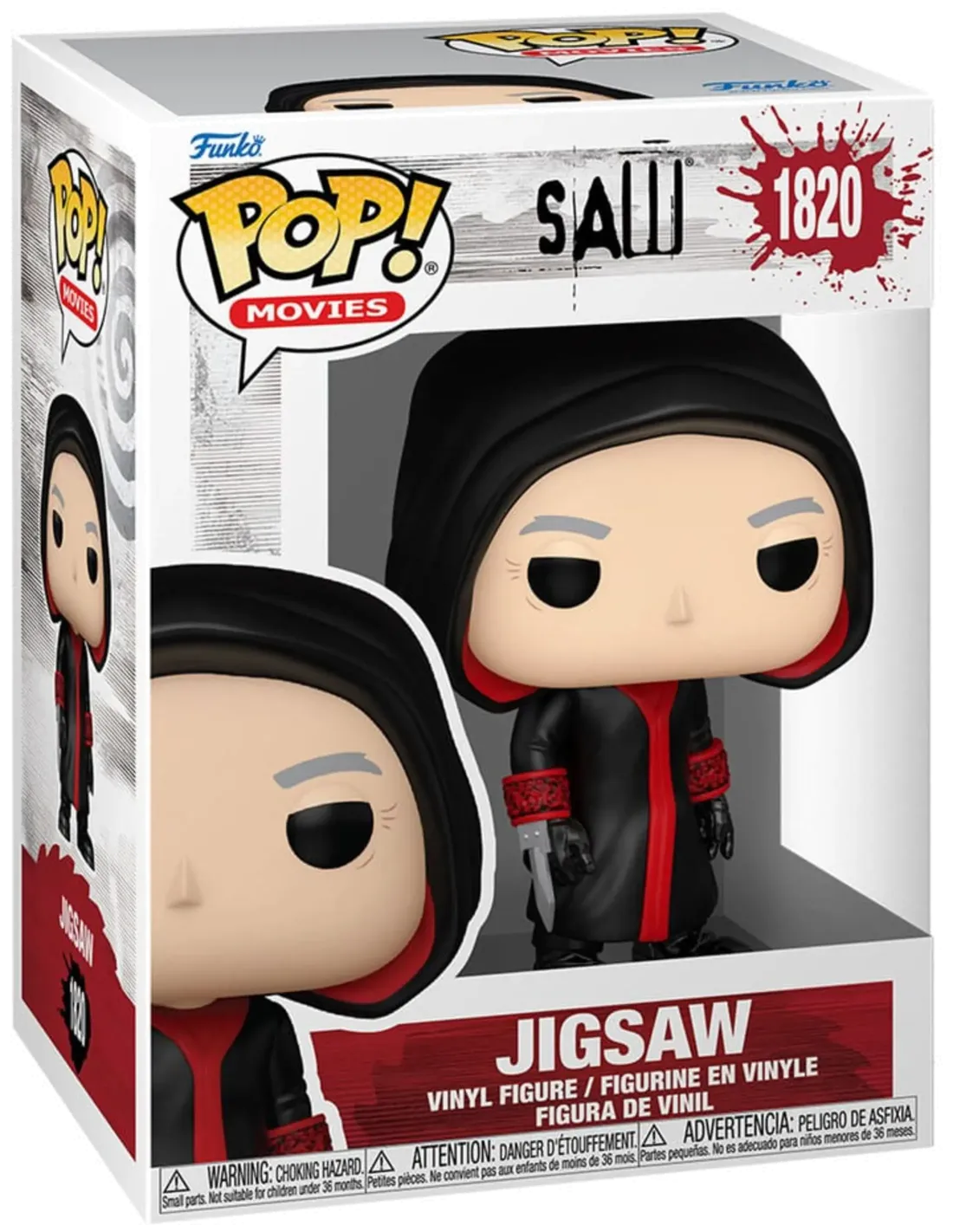 Pop Movies: Saw - Jigsaw Funko Pop #1820