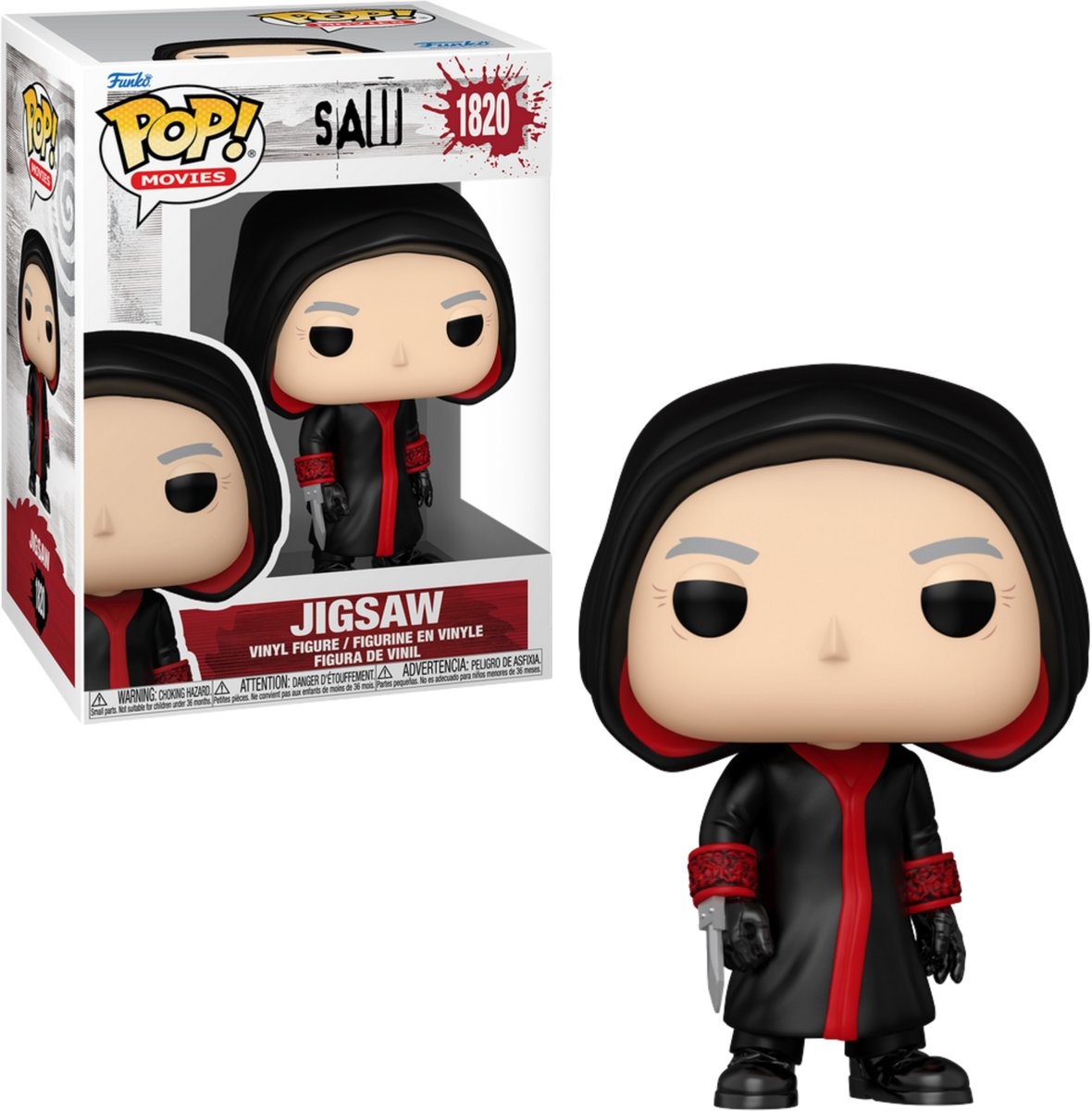 Pop Movies: Saw - Jigsaw Funko Pop #1820
