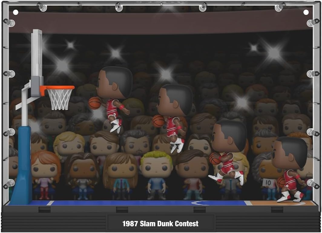 Pop Moment Deluxe: Chicago Bulls - Michael Jordan (1987 Dunk Contest) Funko Pop #209