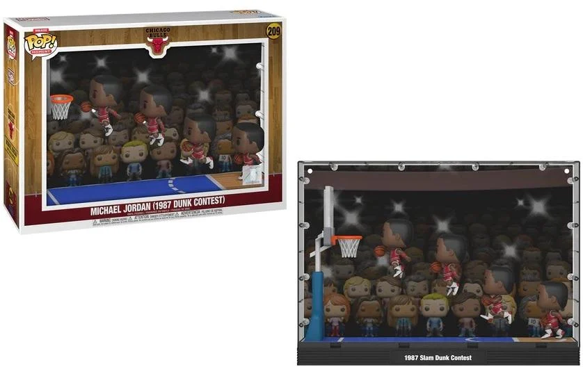 Pop Moment Deluxe: Chicago Bulls - Michael Jordan (1987 Dunk Contest) Funko Pop #209