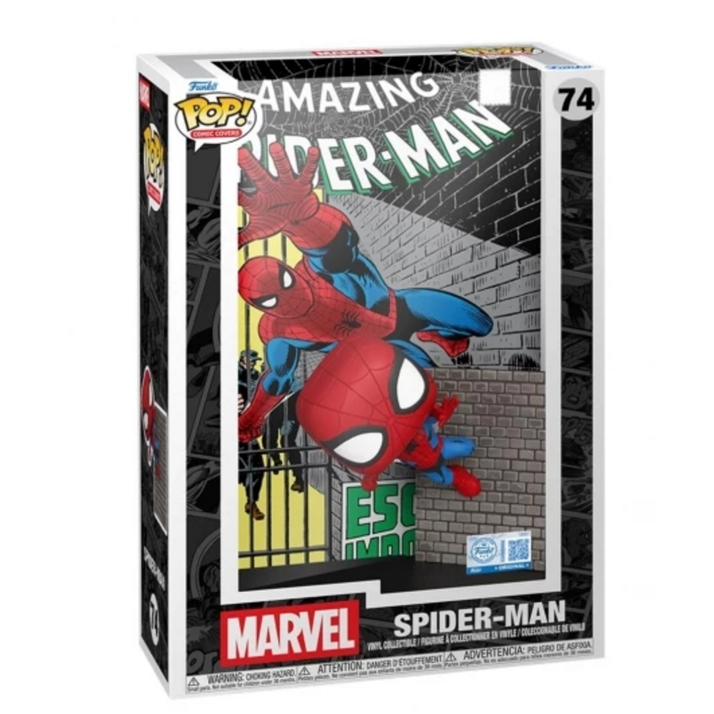 アメコミ Funko POP! ComicCovers Marvel Spider-Man Buy Pop Comic Covers: Marvel - Spider-Man Funko Pop #74