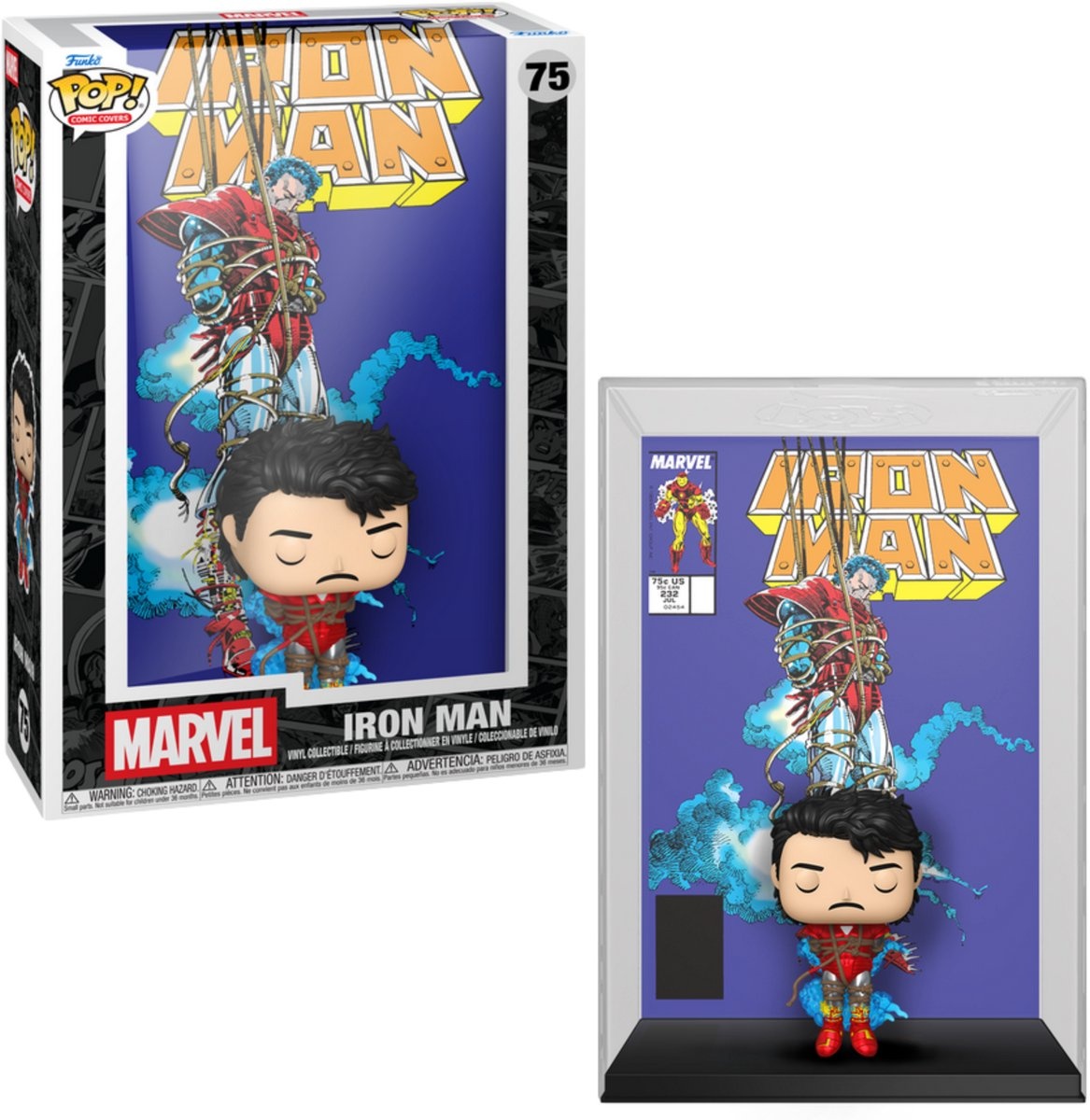 Pop Comic Covers: Marvel - Iron Man Funko Pop #75