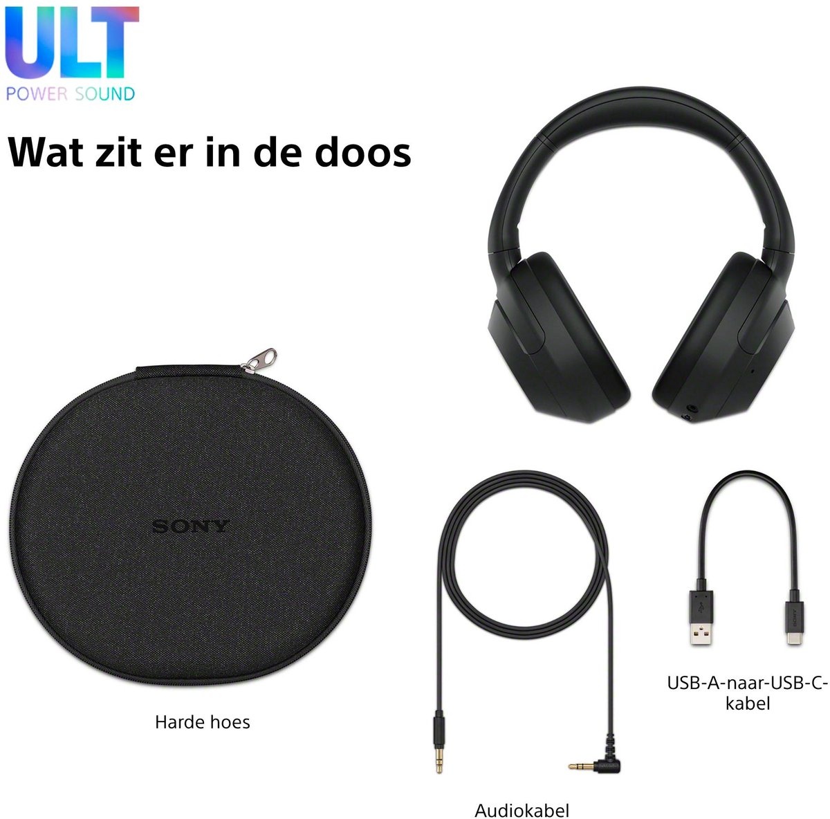 Sony ULT Wear - Draadloze Noise Cancelling koptelefoon (Zwart)