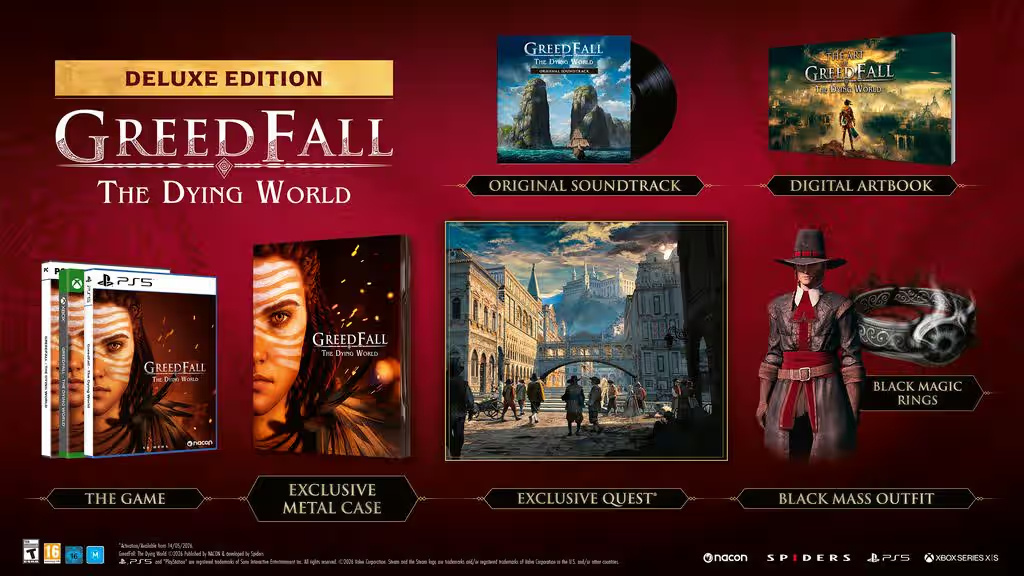 Greedfall: The Dying World - Deluxe Edition + Pre-Order Bonus - PS5