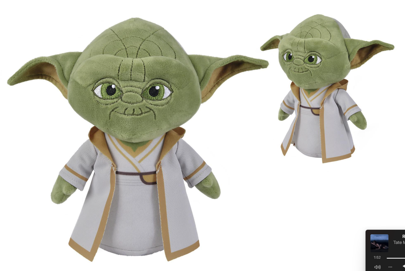 Star Wars: Young Jedi Adventures – Master Yoda Plush Toy (25 cm)