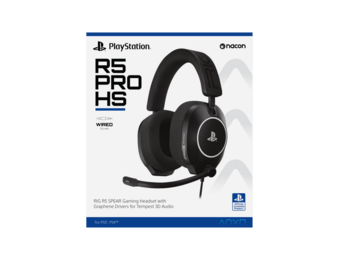 Nacon RIG R5 Pro Spear Officieel Gelicenseerde Playstation Headset – PS4 & PS5 – Zwart