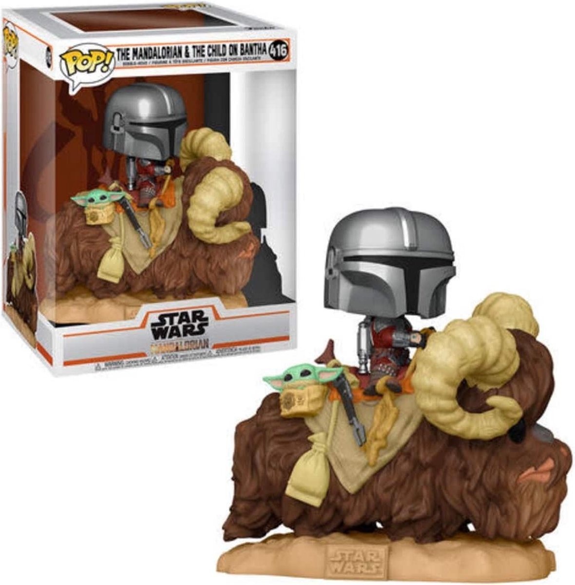 Pop Star Wars: The Mandalorian & The Child on Bantha Funko Pop #416