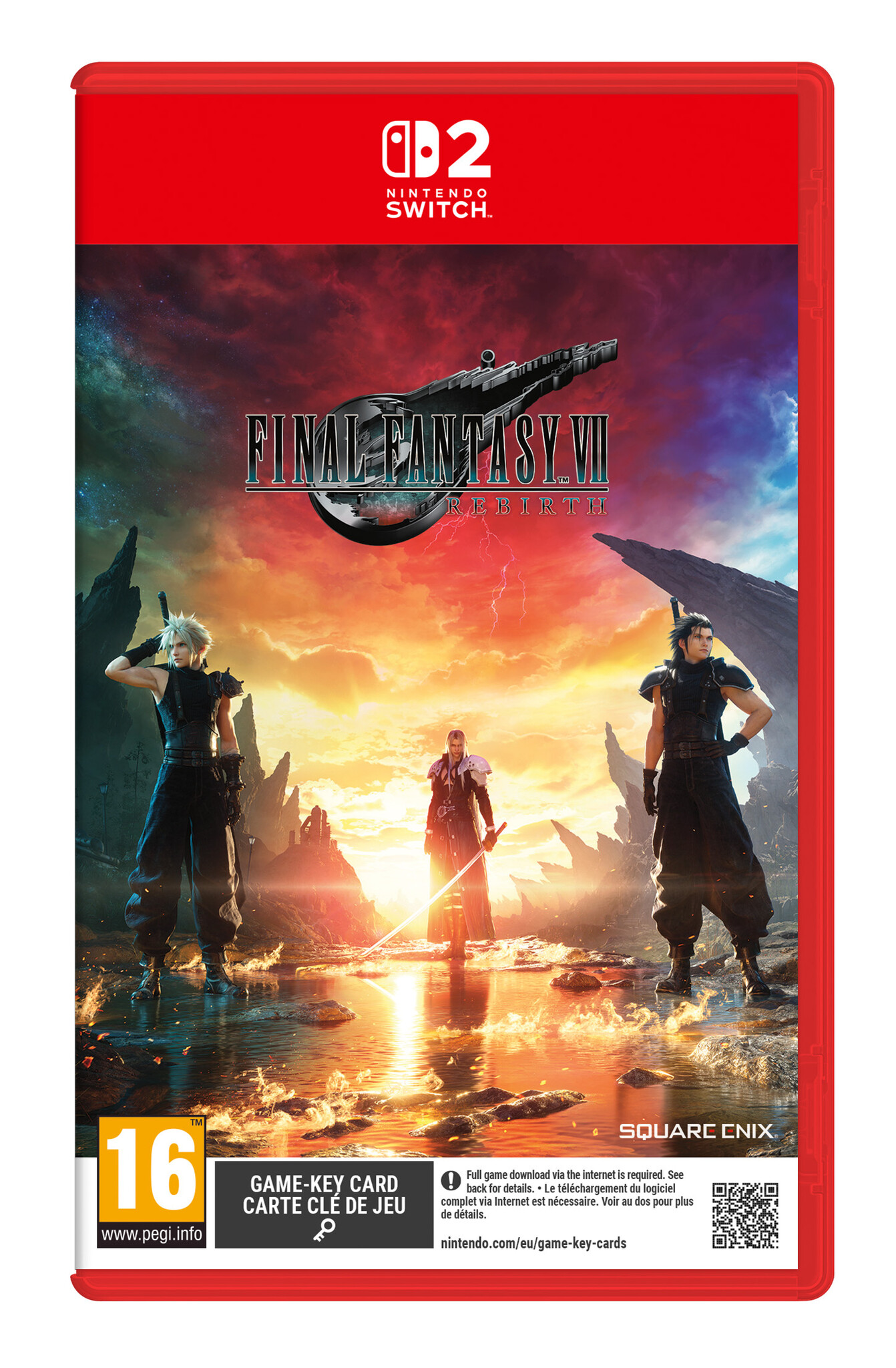 Final Fantasy VII Rebirth - Day One Edition + Pre-order Bonus - Nintendo Switch 2