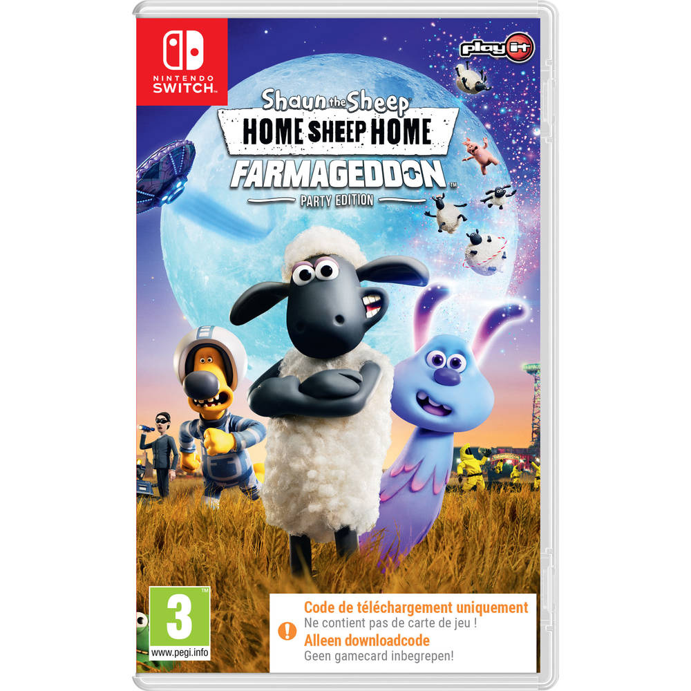 Shaun the Sheep Home Sheep Home: Farmageddon – Party Editie (Code in a Box) - Nintendo Switch