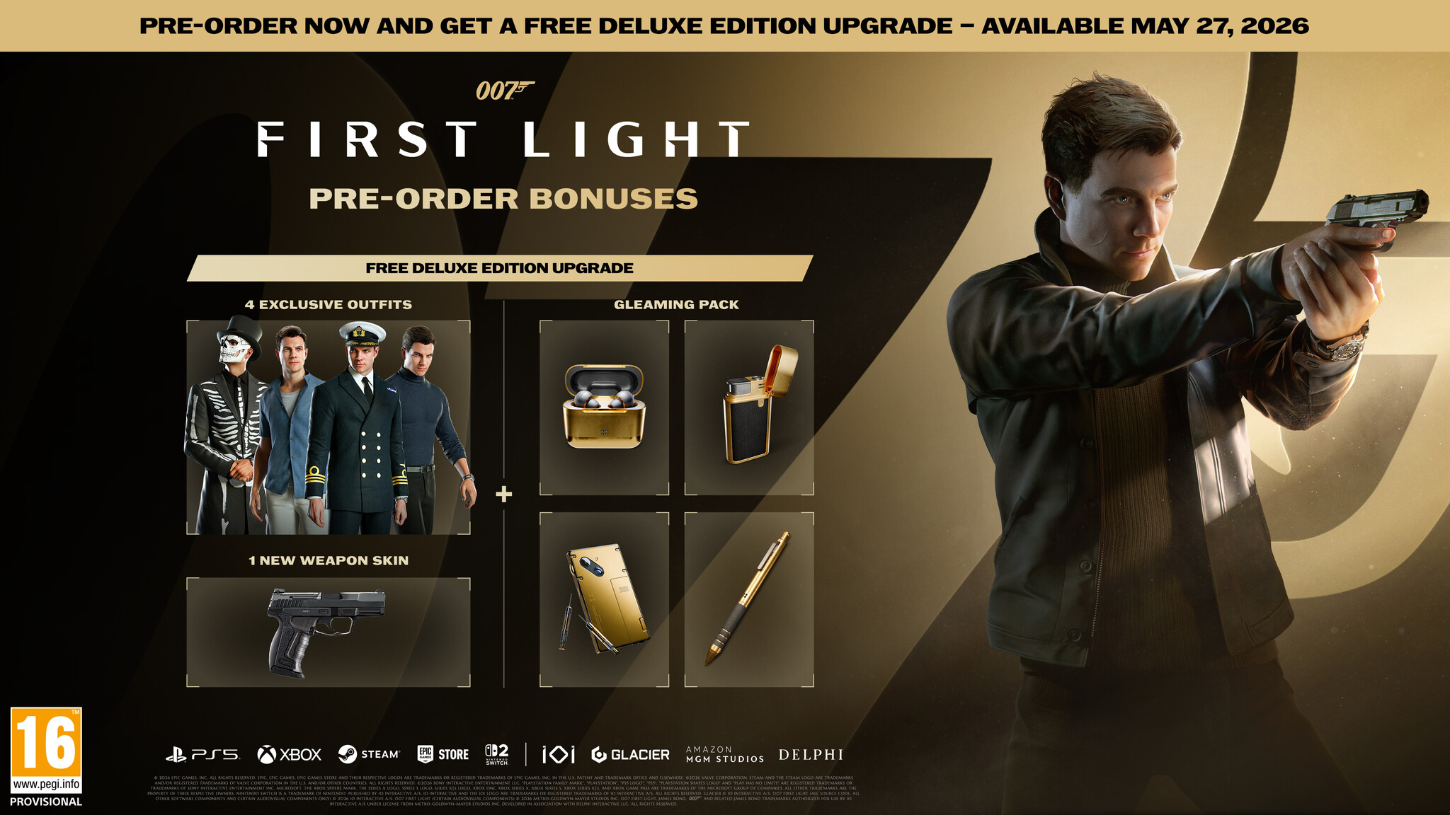 007 First Light + Deluxe Upgrade Pack - Nintendo Switch 2