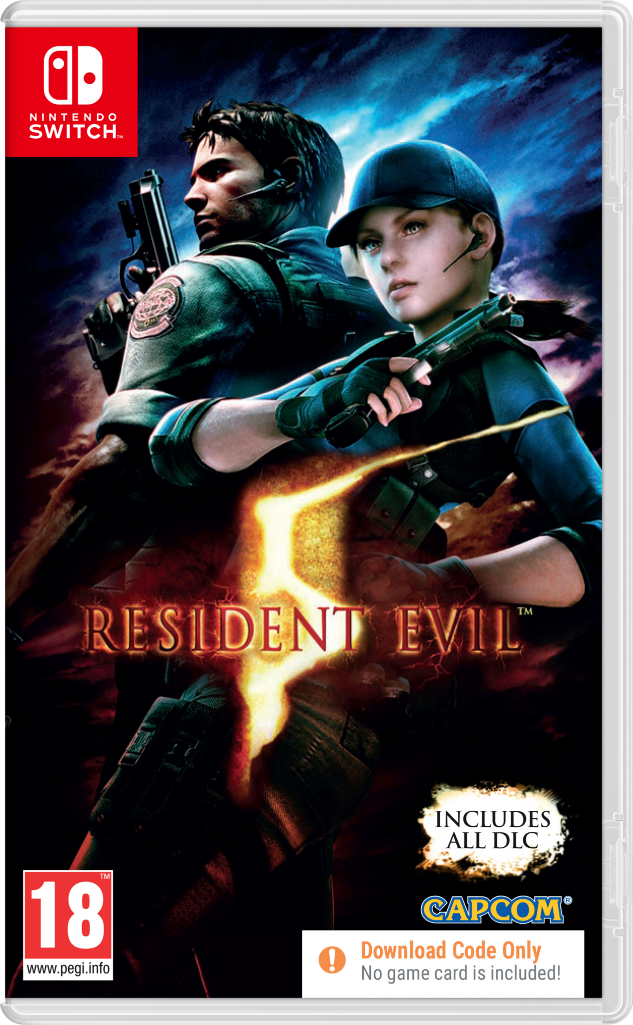 Resident Evil 5 (Code in a Box) - Nintendo Switch