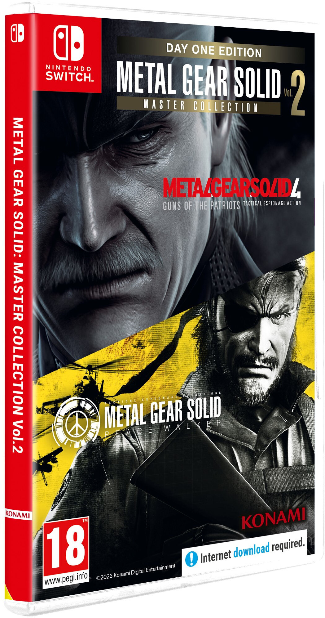 Metal Gear Solid Master Collection Vol. 2 – Day One Edition – Nintendo Switch