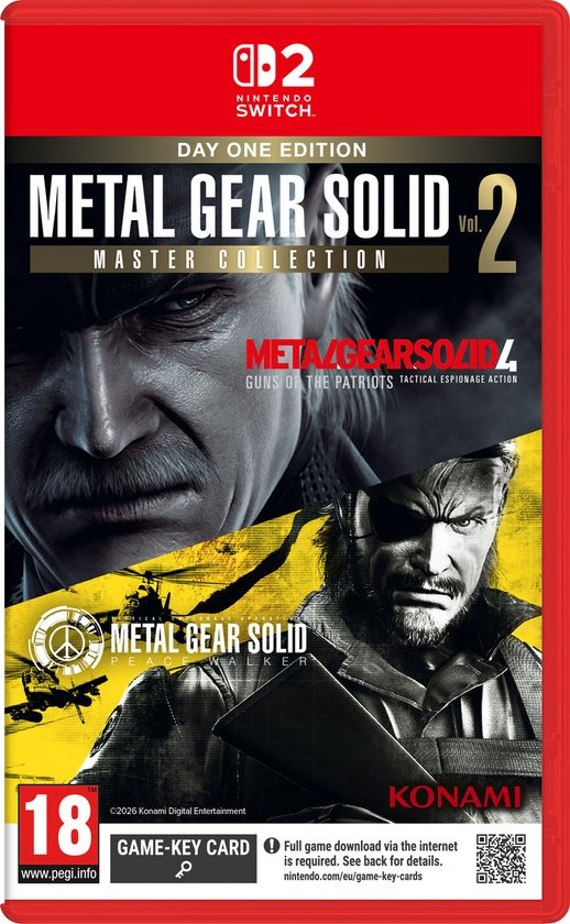 Metal Gear Solid Master Collection Vol. 2 – Day One Edition – Switch 2