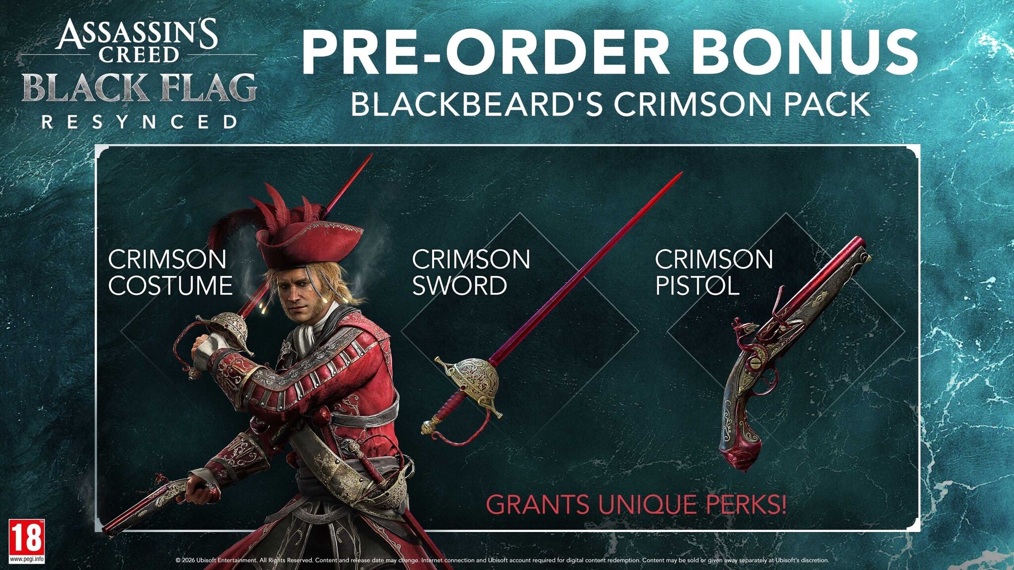 Assassin's Creed Black Flag Resynced + Pre-Order Bonus - PS5