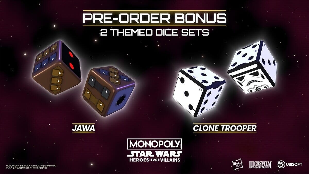 Monopoly: Star Wars Heroes vs Villains + Pre-Order Bonus - Nintendo Switch