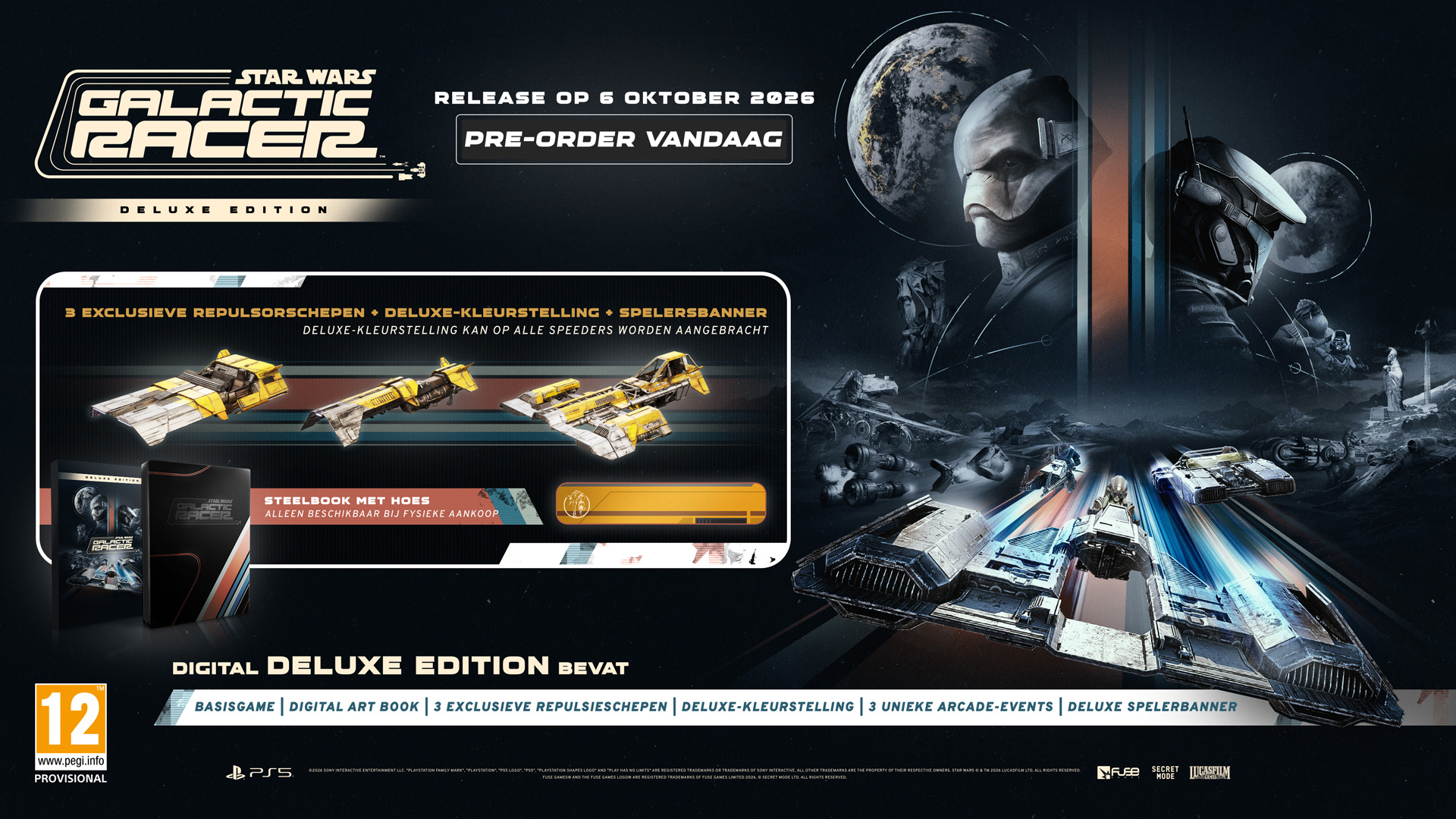 Star Wars: Galactic Racer - Deluxe Edition + Pre-Order Bonus - PS5