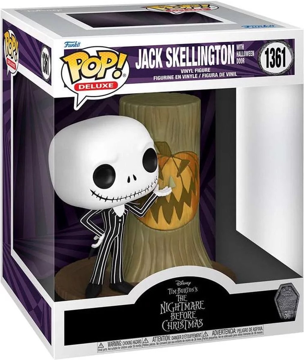 Pop Deluxe: Jack Skellington with Halloween Door - The Nightmare before Christmas (30th Anniversary) Funko Pop #1361