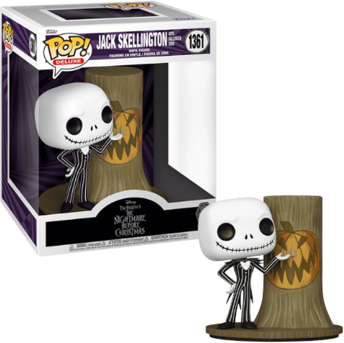 Pop Deluxe: Jack Skellington with Halloween Door - The Nightmare before Christmas (30th Anniversary) Funko Pop #1361