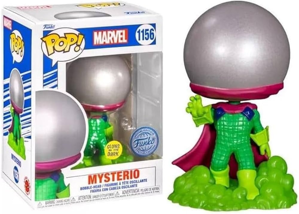 Pop Marvel: Mysterio (Glow in the Dark) - Funko pop #1156