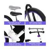 Bixe - Pro Balance Aluminium Bike (5 tot 9 Jaar Oud) - Violet - 16 inch