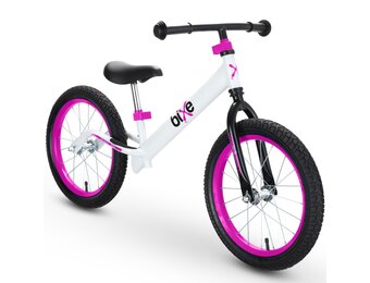 Bixe - Pro Balance Aluminium Bike (5 tot 9 Jaar Oud) - Pink - 16 inch