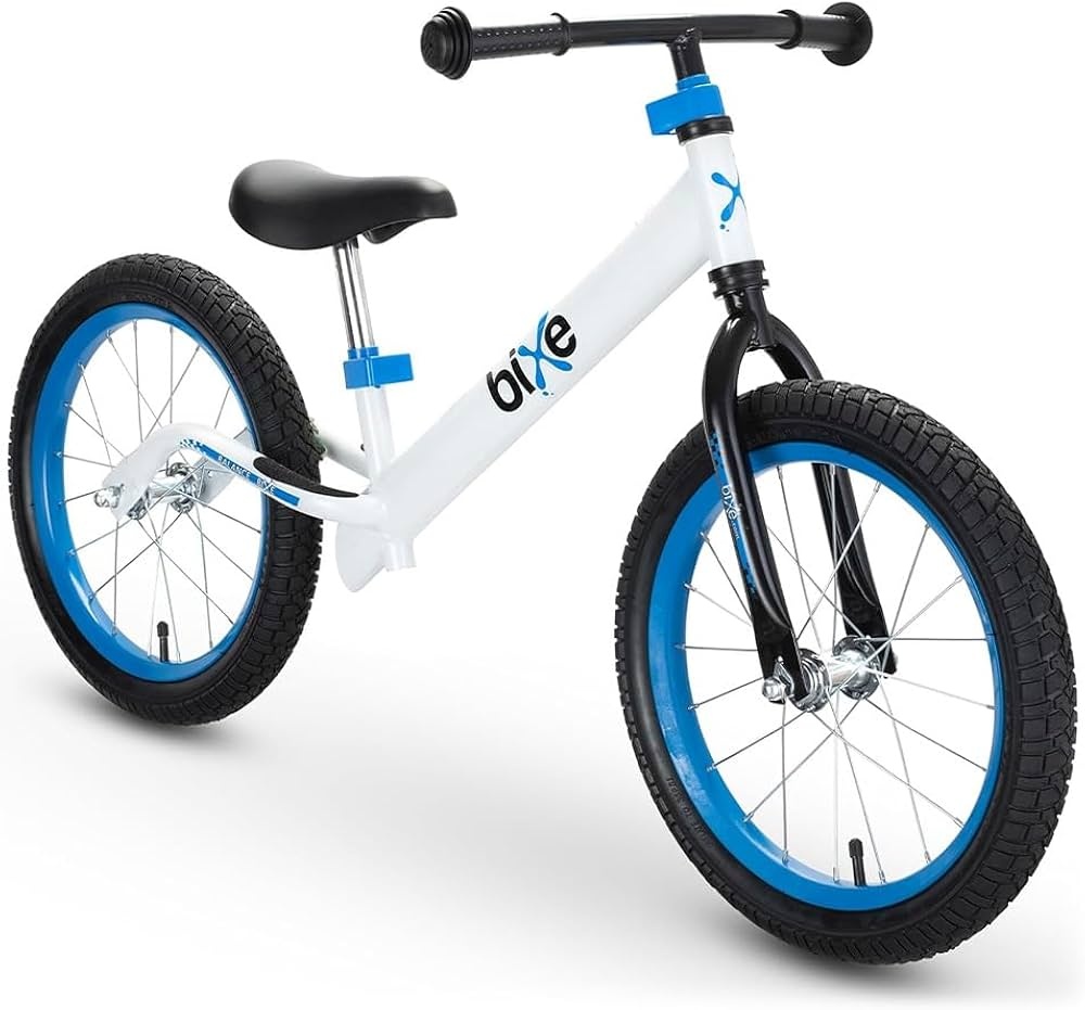 Bixe - Pro Balance Aluminium Bike (5 tot 9 Jaar Oud) - Blauw - 16 inch
