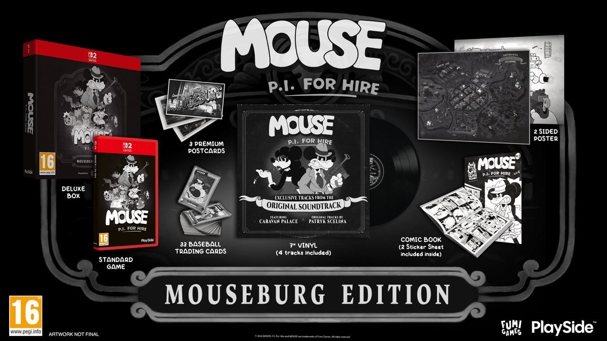 Mouse: P.I. For Hire - Mouseburg Edition - Nintendo Switch 2
