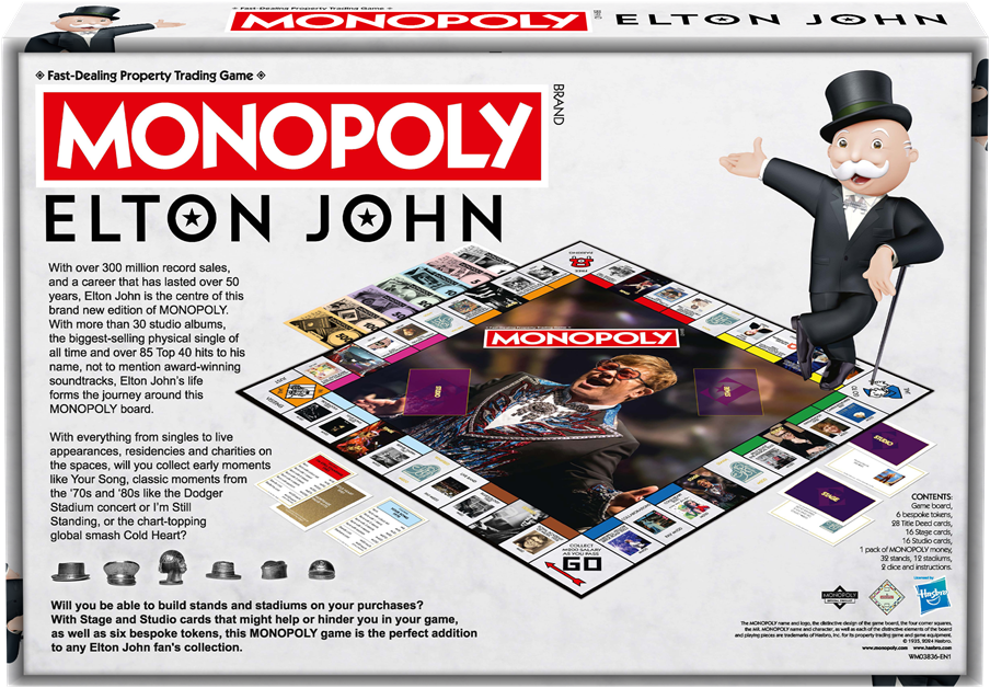 Monopoly Elton John (Engelstalig)