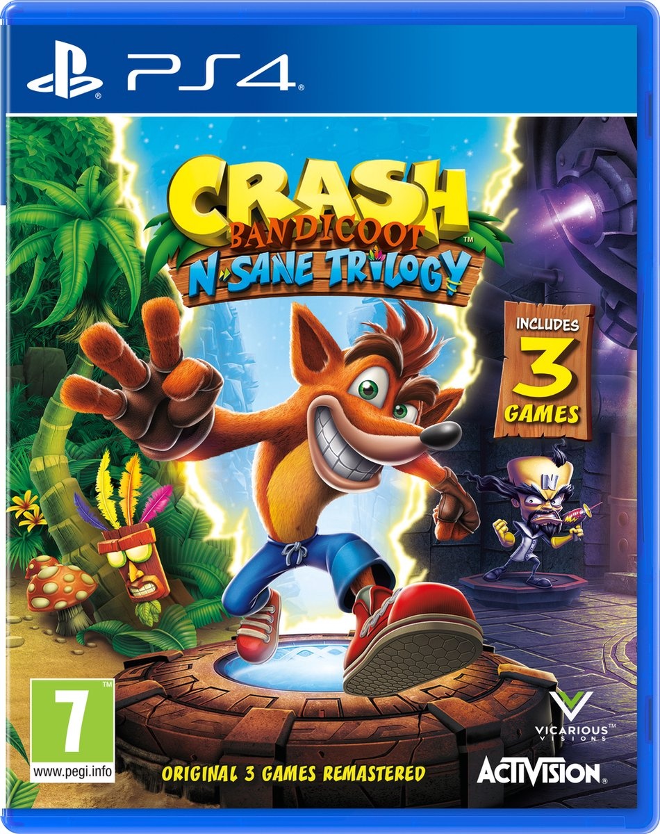 Crash Bandicoot N. Sane Trilogy  - Playstation 4