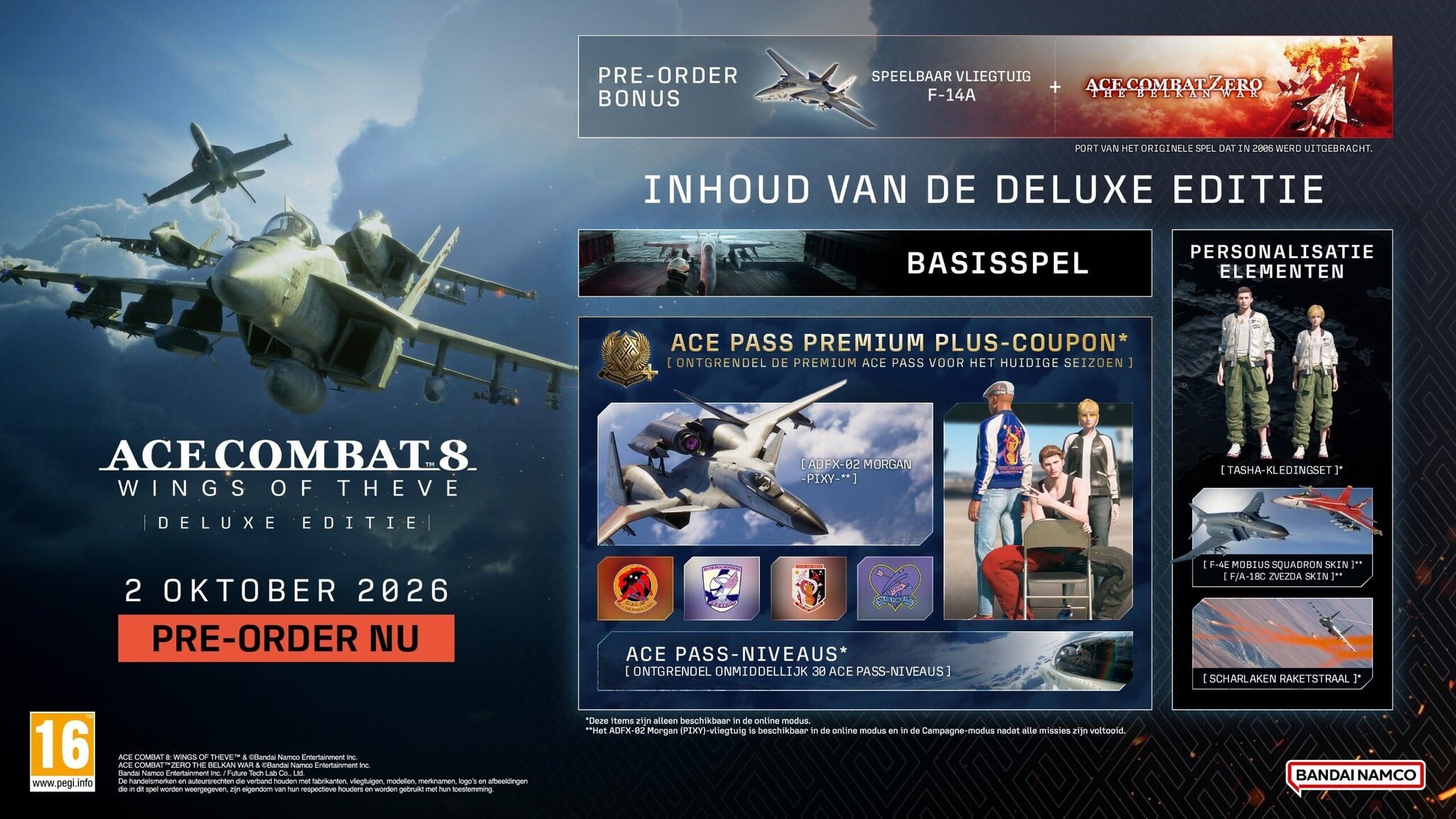 Ace Combat 8: Wings of Theve - Deluxe Edition  + Pre-Order Bonus - PS5