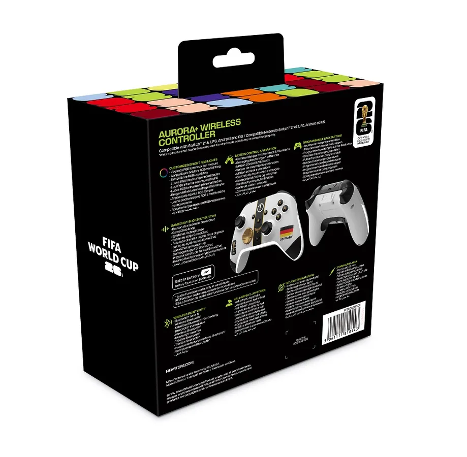 Aurora+ Wireless controller - Fifa World Cup - Duitsland - Switch 2 & 1, PC, Android and iOS