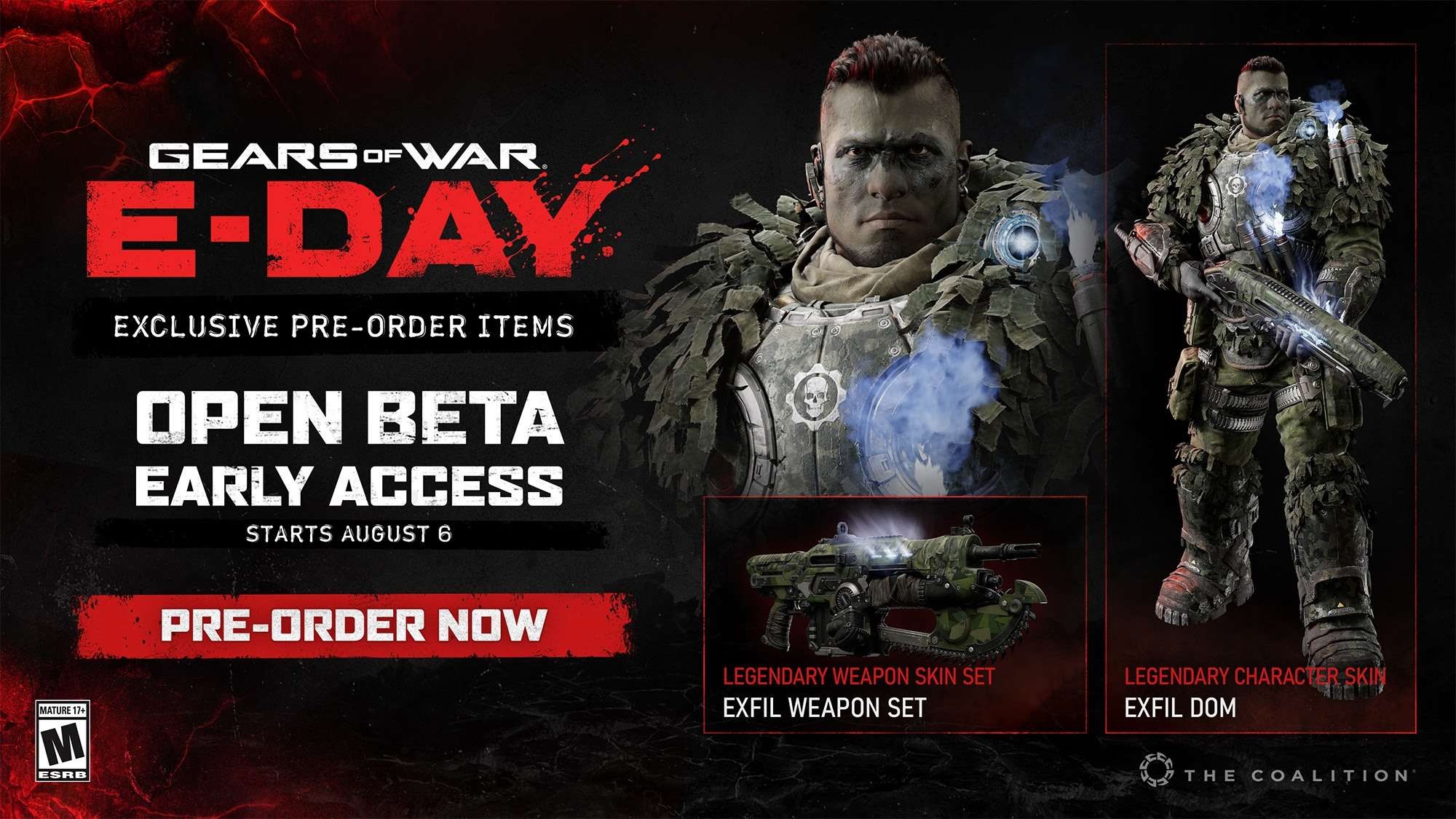 Gears of War E-Day + EARLY ACCESS BETA & Pre-Order Bonus - Xbox Series X