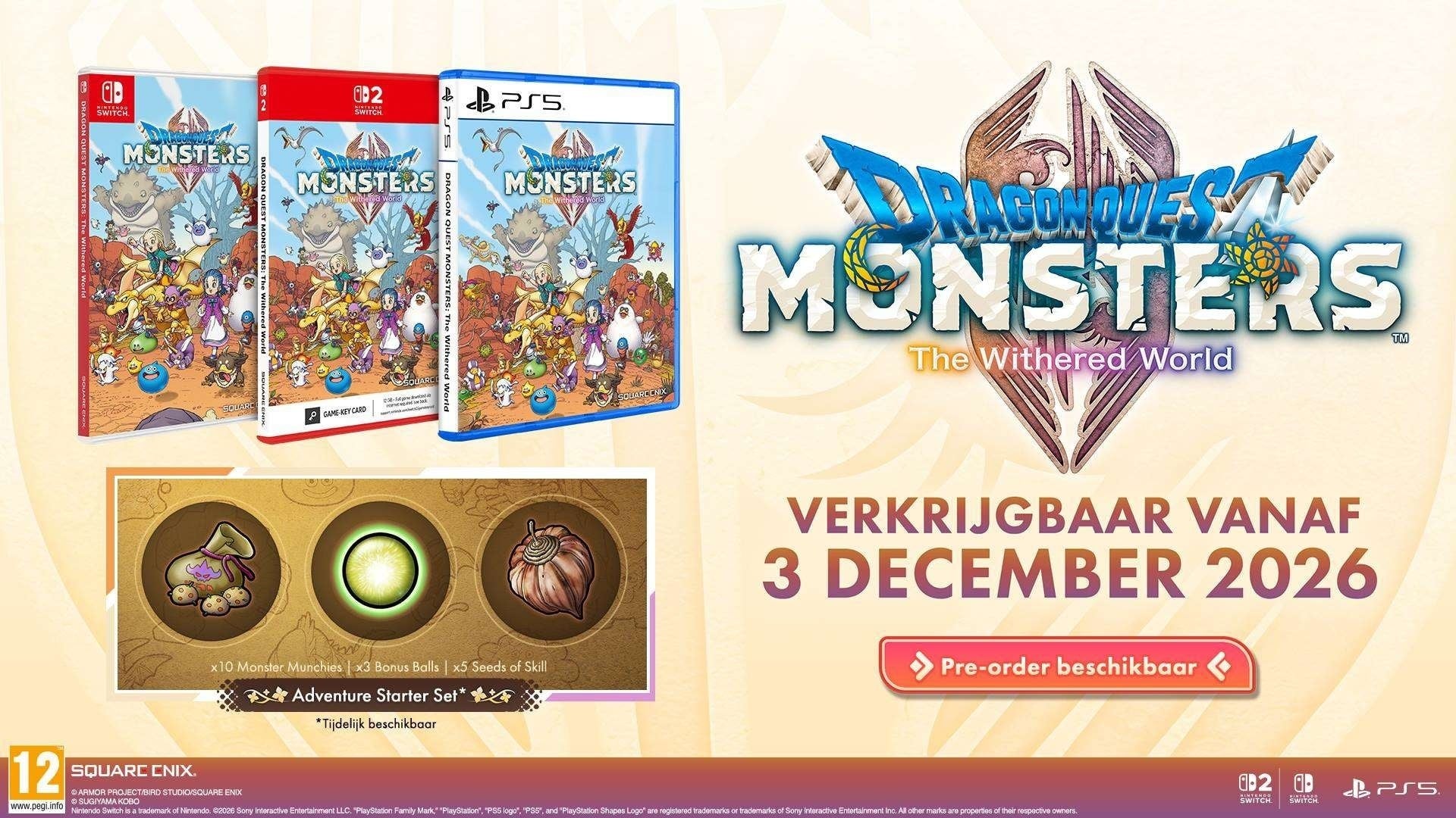 Dragon Quest Monsters: The Withered World + Pre-Order Bonus - Nintendo Switch