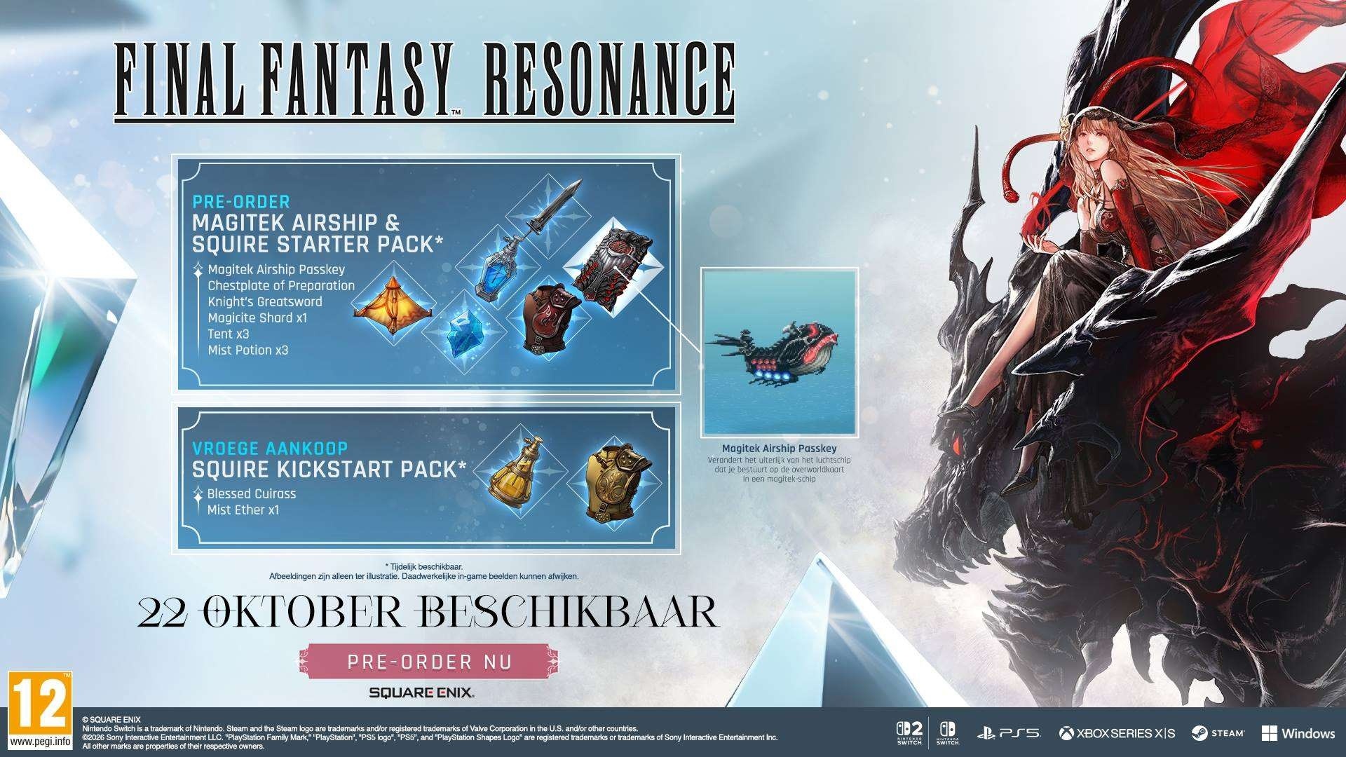 Final Fantasy Resonance + Pre-Order Bonus - Nintendo Switch