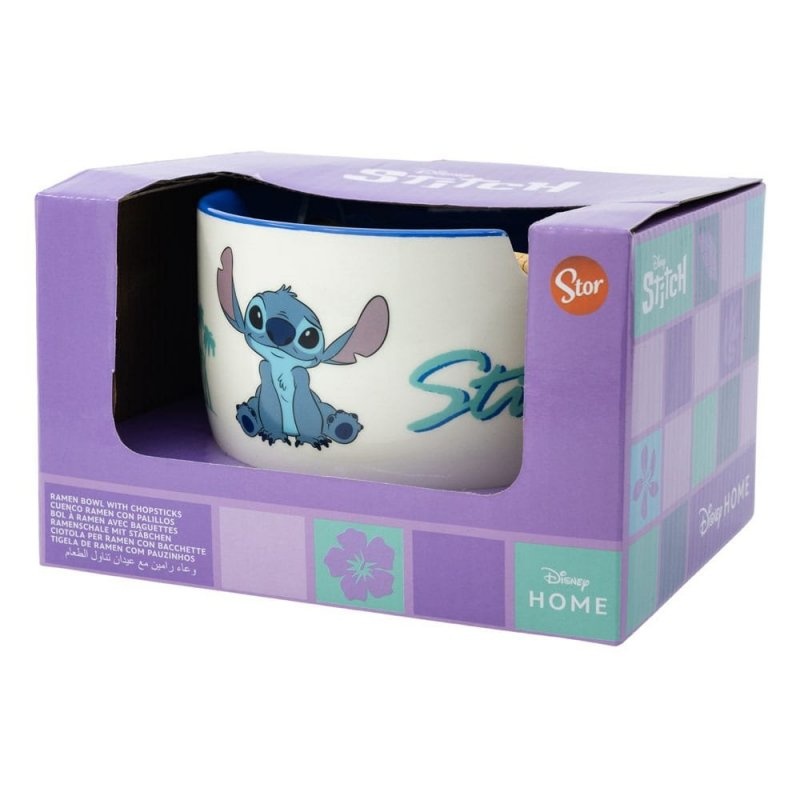 Stitch - Dolomite Ramen Bowl with Chopsticks (450ml)
