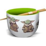 Grogu - Dolomite Ramen Bowl with Chopsticks (470ml)