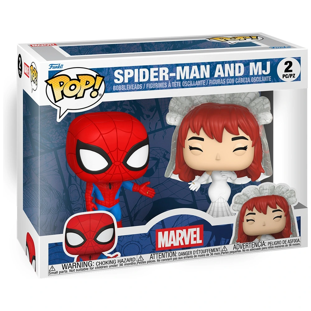 Pop Marvel: Spider-Man And MJ - (2 pack) Funko Pop