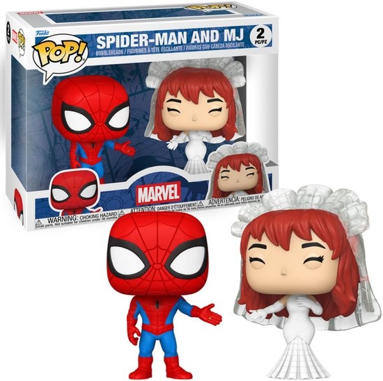Pop Marvel: Spider-Man And MJ - (2 pack) Funko Pop