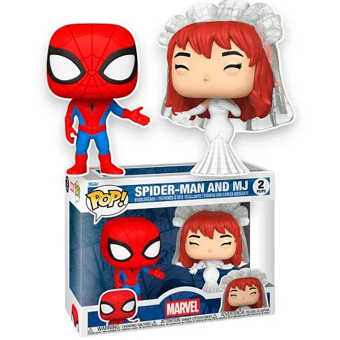 Pop Marvel: Spider-Man And MJ - (2 pack) Funko Pop