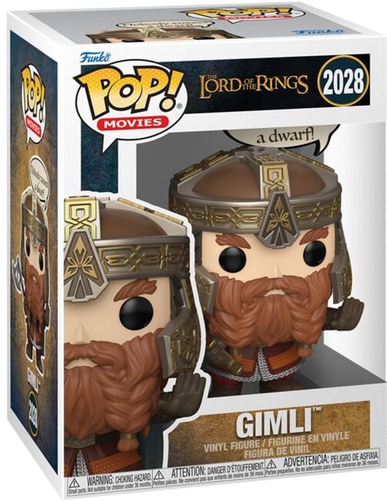 Pop Movies: Lord of the Rings - Gimli - Funko Pop #2028