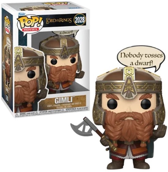 Pop Movies: Lord of the Rings - Gimli - Funko Pop #2028