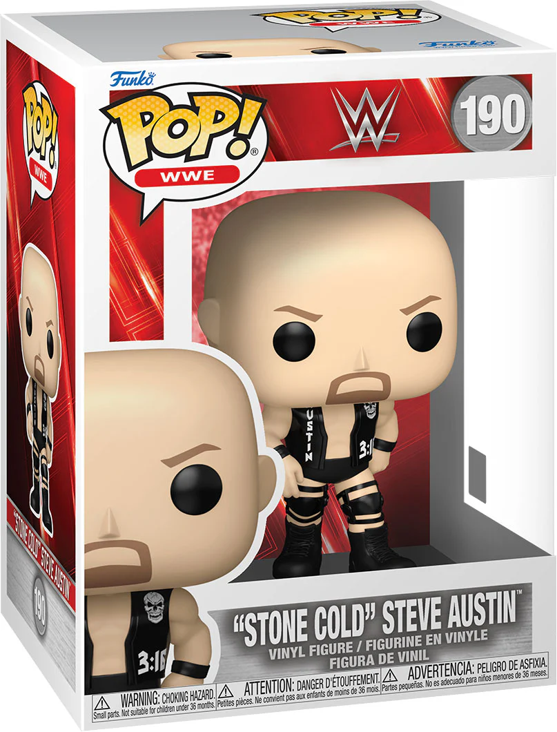 Pop WWE: Stone Cold Steve Austin - Funko Pop #190